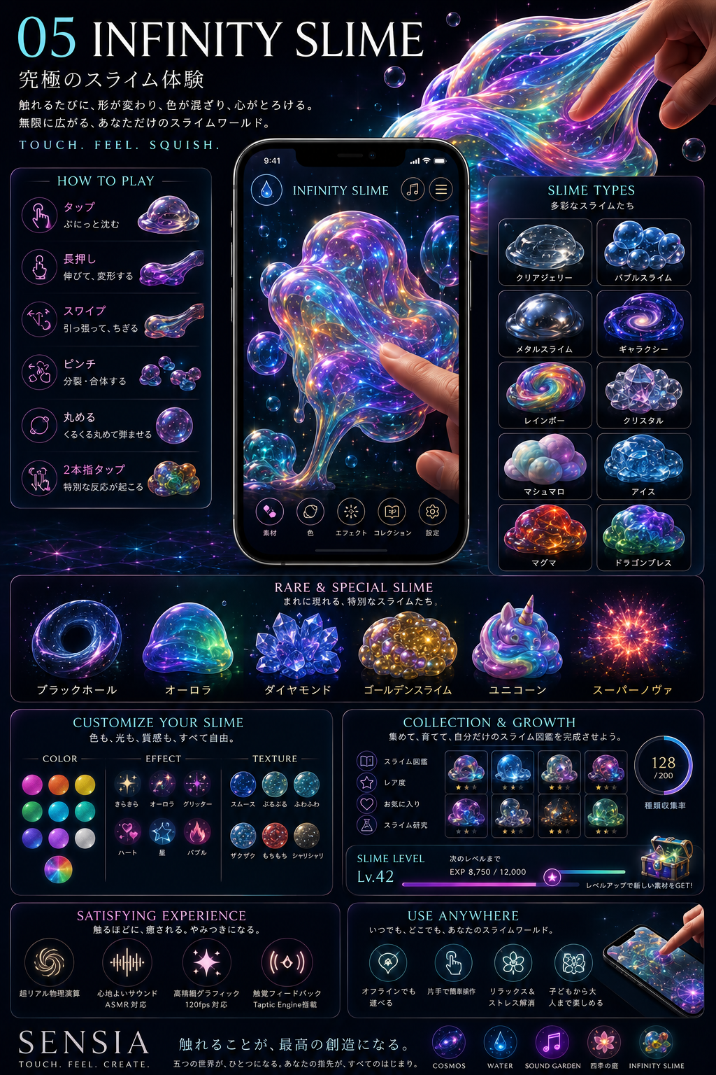 Infinity slime world concept